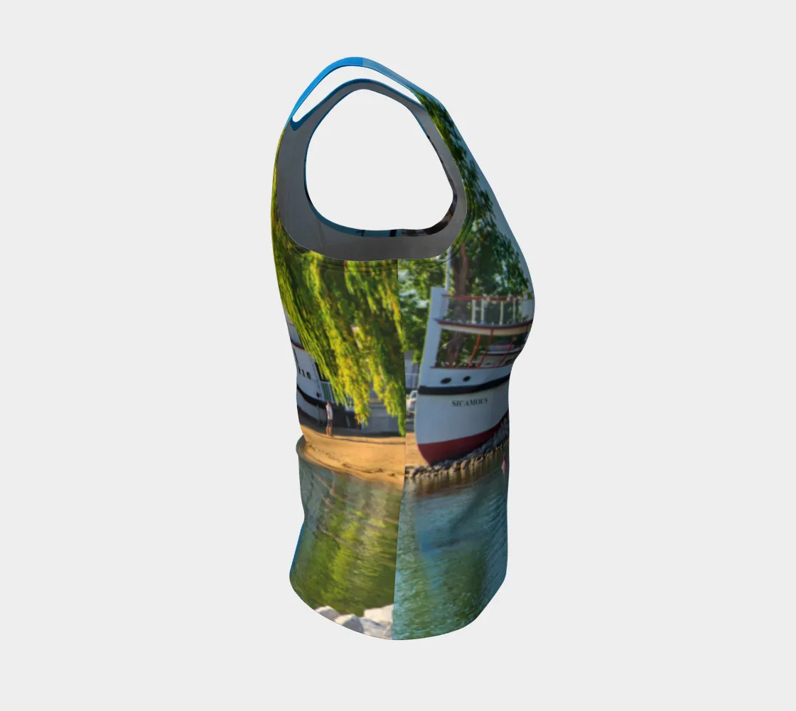 Women's All-Over Fitted Regular Tank Top - SS Sicamous
