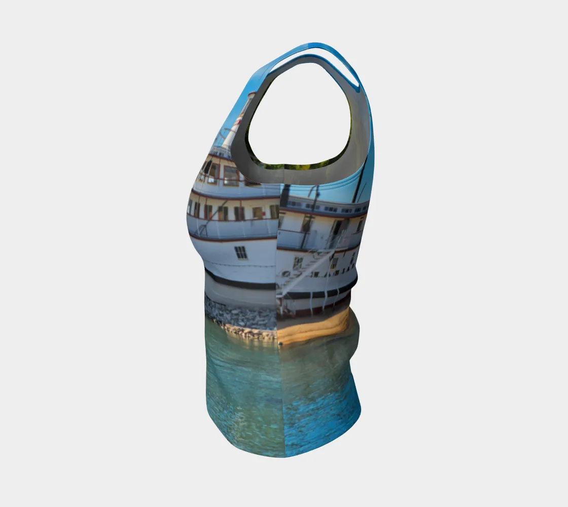 Women's All-Over Fitted Regular Tank Top - SS Sicamous