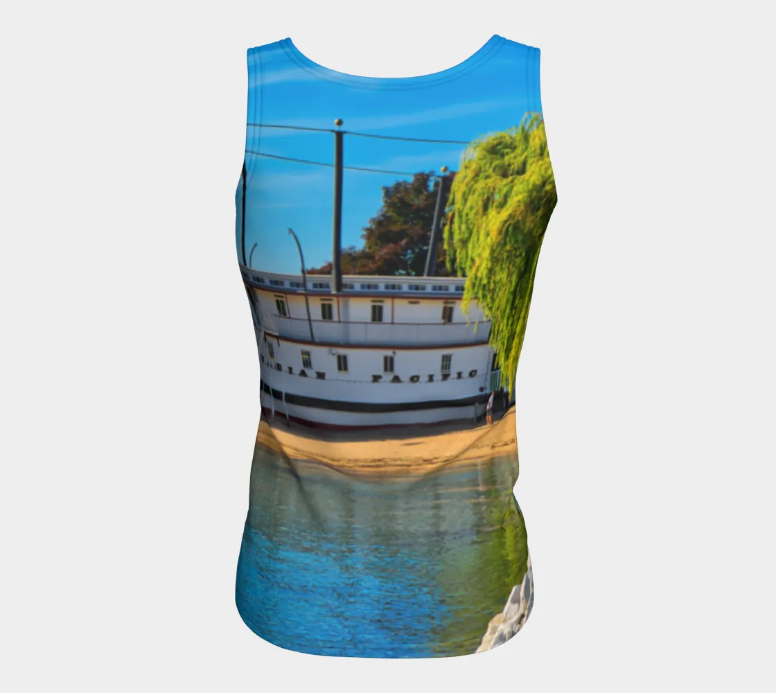 Women's All-Over Fitted Regular Tank Top - SS Sicamous