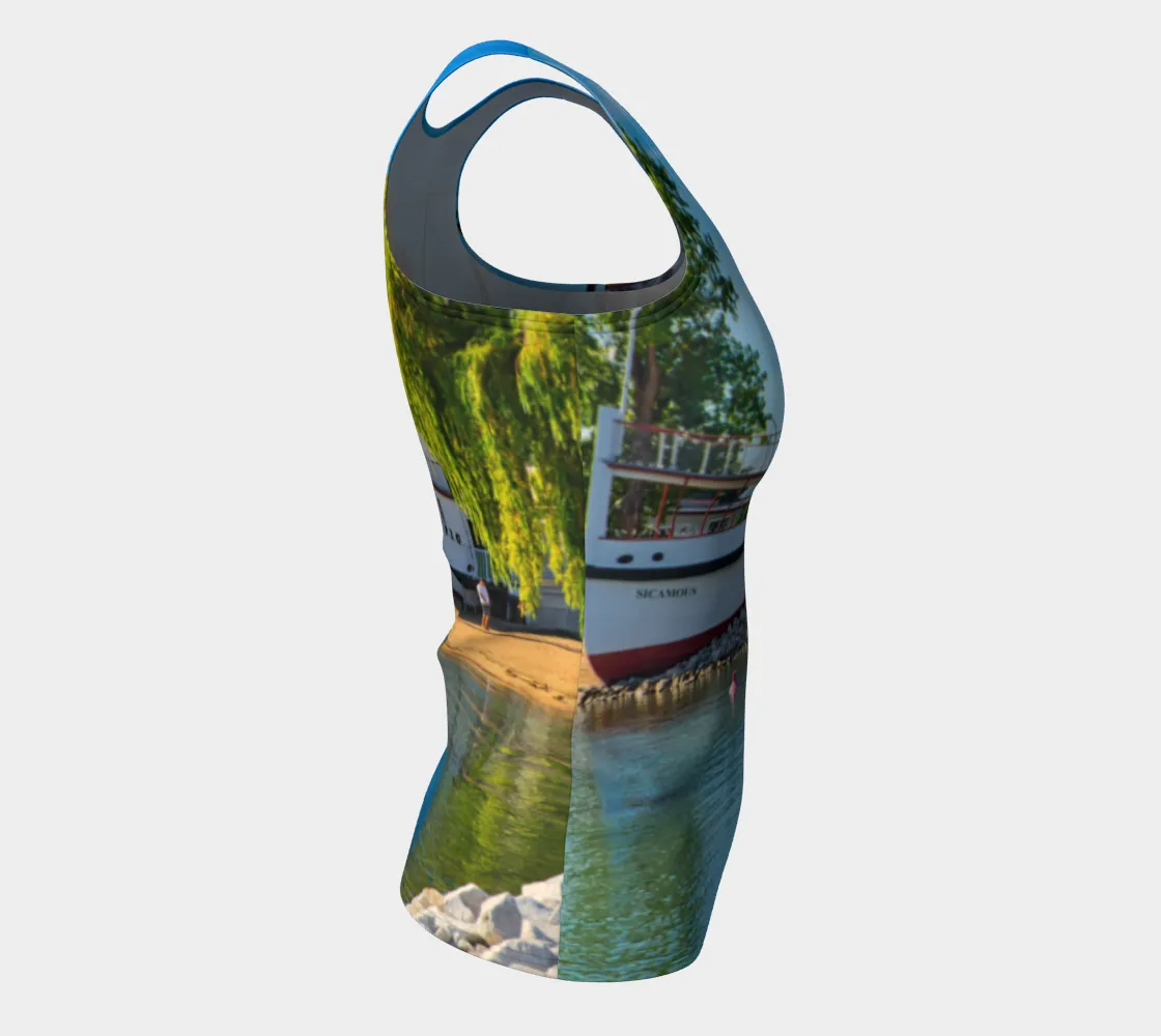Women's All-Over Fitted Regular Tank Top - SS Sicamous