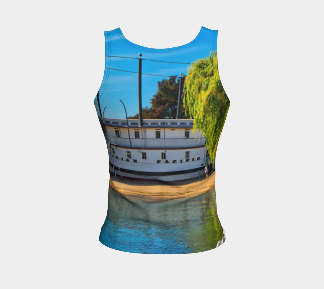 Women's All-Over Fitted Regular Tank Top - SS Sicamous
